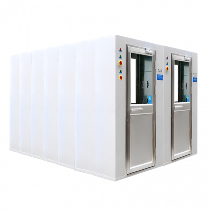 Tủ tắm khí phòng sạch bằng nhôm, thép sơn tĩnh điện tùy chỉnh / SUS304 5