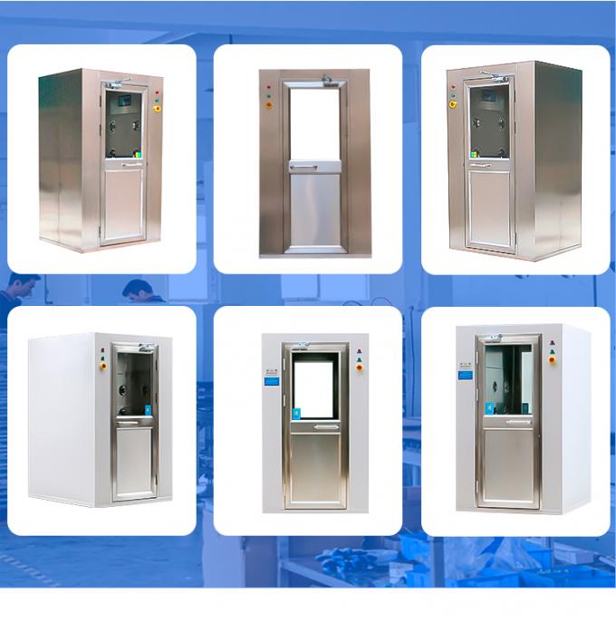 Tủ tắm khí phòng sạch bằng nhôm, thép sơn tĩnh điện tùy chỉnh / SUS304 12
