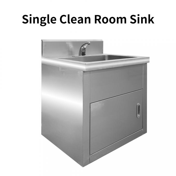 Bồn rửa tay một người bằng thép không gỉ 304 với các tùy chọn được hỗ trợ tùy chỉnh 0