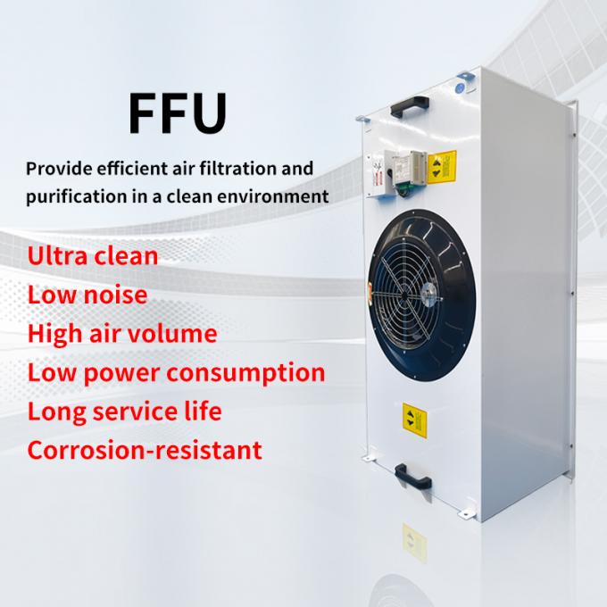 Tấm làm sạch không khí FFU có thể tháo rời Sơn tấm lạnh Phòng sạch H13 - U17 1