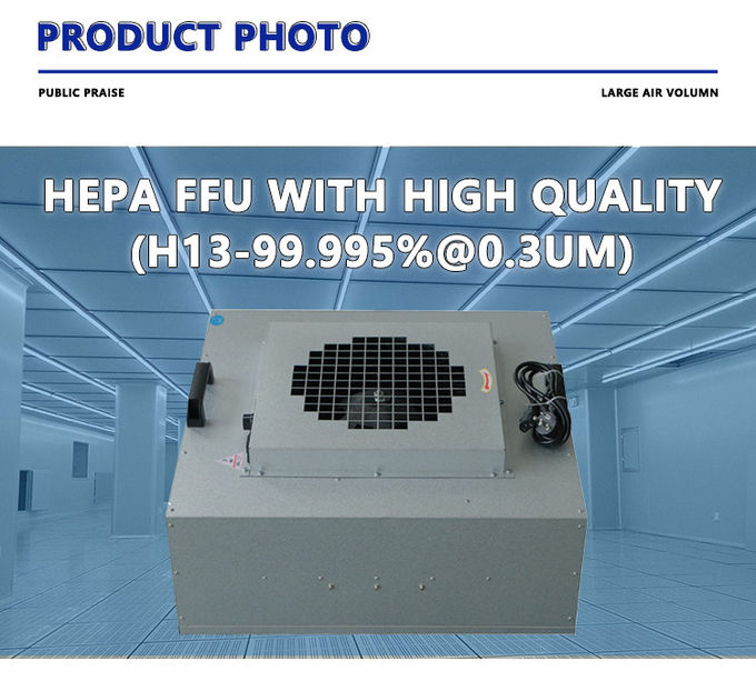Chế độ điều khiển thủ công / máy tính FFU Phòng sạch H13 H14 U15 U16 Mức lọc 3