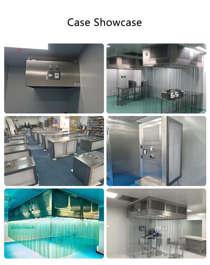 Tủ hút khí Laminar Flow cấp dược phẩm | Hiệu suất H14 HEPA 99,9995% & Khử trùng bằng tia UV cho quy trình vô trùng 0
